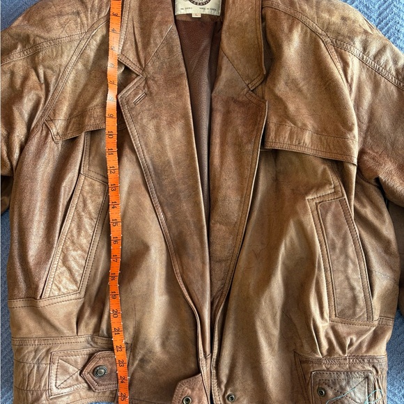 Vintage Wilsons Leather Tan Retro Jacket - Picture 4 of 12